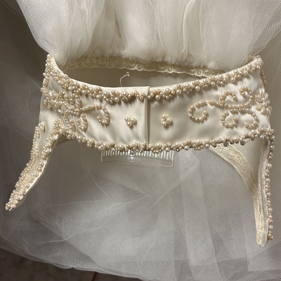 Vintage 50’s-60’s Bianchi double tulle veil - Picture 4 of 10